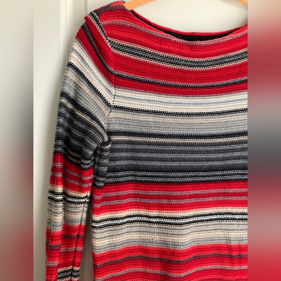 Lauren Ralph lauren womens sweaterskirt sz M nordic boho goth casual hiking SkuS - Picture 15 of 16